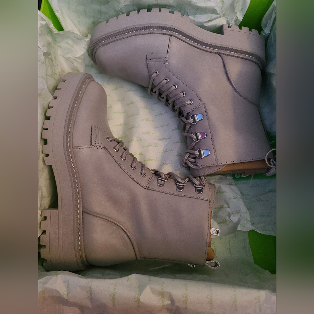 Platform Combat Lace-up Boots